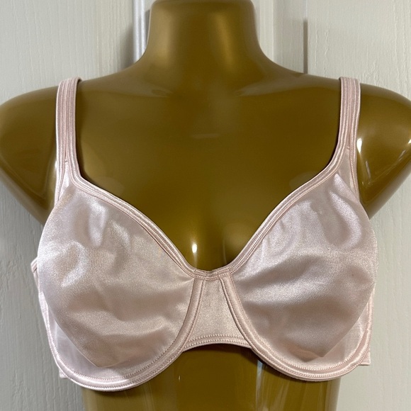 CACIQUE Sexy Sensual Unlined Bra Pale Pink Sz 38DD - Picture 1 of 6